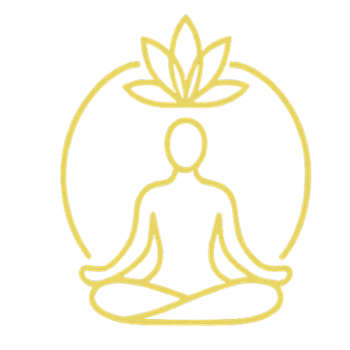 Icon representing individual therapy sessions with a meditative figure